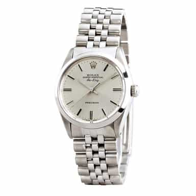 Mens Rolex Stainless Steel Air-King Silver 5500 (SKU B5500111CMT)