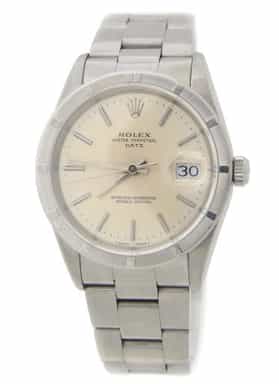 Mens Rolex Stainless Steel Date Silver 15210 (SKU K988377AMT)