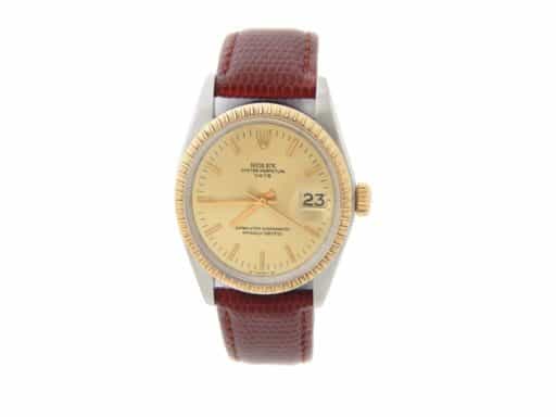 Mens Rolex Two-Tone 14K/SS Date Champagne 1505 (SKU 3647495AMT)