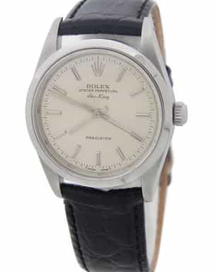 Mens Rolex Stainless Steel Air-King Watch 14000 Silver Dial with Papers (SKU N574047LAMT)