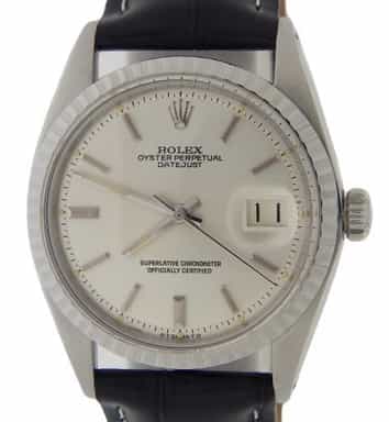 Mens Rolex Stainless Steel Datejust Silver 1603 (SKU 3287721AMT)