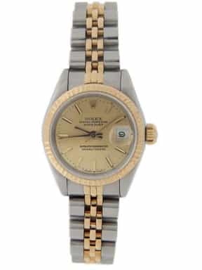Ladies Rolex Two-Tone 18K/SS Datejust Champagne 69173 (SKU 9291521AMT)