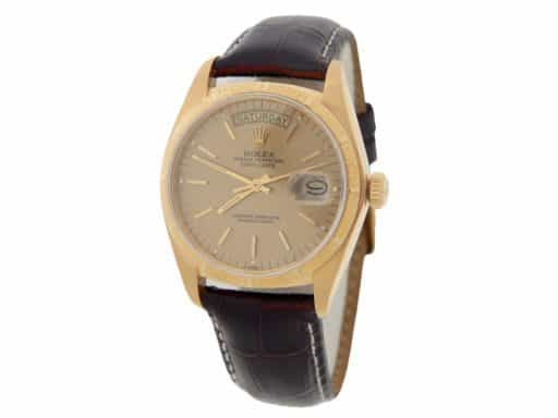 Mens Rolex 18K Gold Day-Date Watch with Gold "Anniversary" Dial  18078 (SKU 5347269AMT)