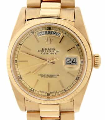 Mens Rolex 18K Gold Day-Date President Watch Ref. 18038 (SKU 8198863AMT)