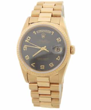 Mens Rolex 18K Gold Day-Date President Watch Anniversary Dial 18238 (SKU L245075AAMT)