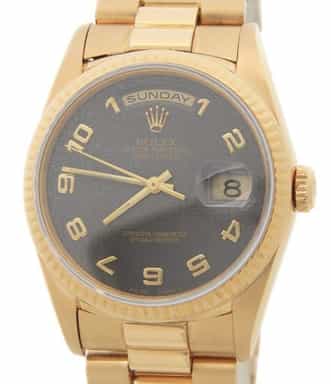 Mens Rolex 18K Gold Day-Date President Watch Anniversary Dial 18238 (SKU L245075AAMT)