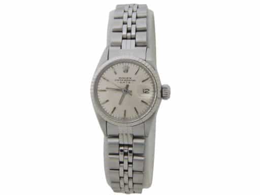 Ladies Rolex Stainless Steel Date 6517 Watch Silver Dial (SKU 1317606AMT)
