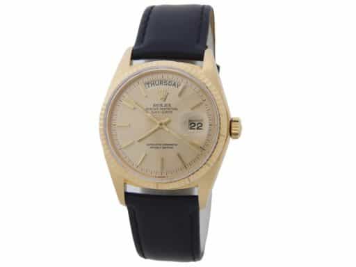 Mens Rolex 18K Gold Day-Date 1803 Watch Champagne Dial (SKU 1703772AMT)