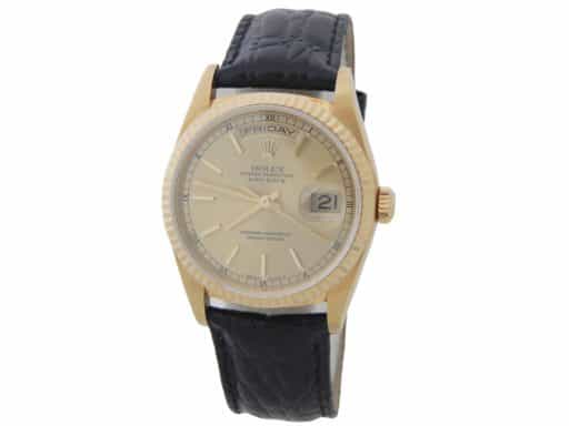 Mens Rolex 18K Gold Day-Date Watch 18238 (SKU W265654AMT)