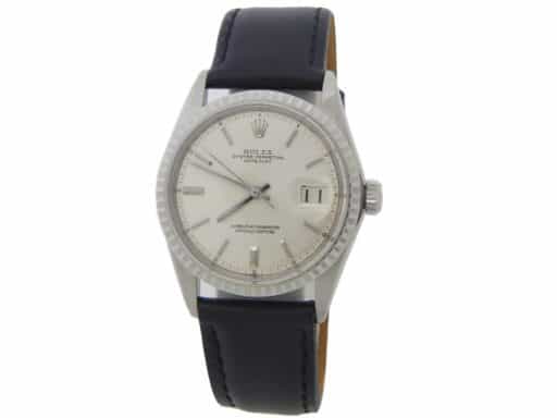 Mens Rolex Stainless Steel 1603 Datejust with Silver Dial (SKU 2565033AMT)