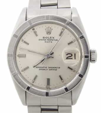Mens Rolex Stainless Steel Date Model 1501 with Silver Dial (SKU 718547FAMT)