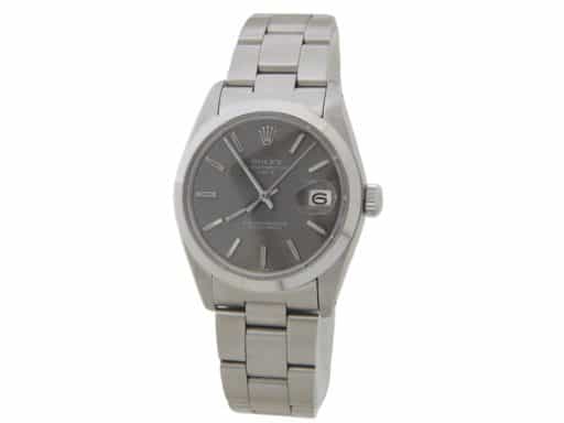 Mens Rolex Stainless Steel 1500 Date Watch with Slate Gray Mosaic Dial (SKU 5378264AMT)