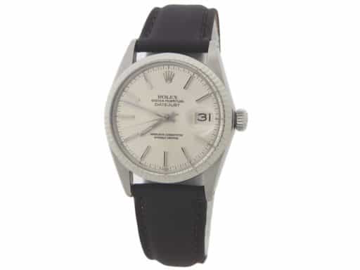 Mens Rolex Stainless Steel Datejust 16014 Watch with Silver Dial (SKU 6423012GAMT)