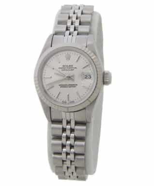 Ladies Rolex Stainless Steel Datejust Silver Dial 69174 (SKU L469113AMT)