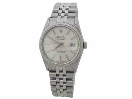 Mens Rolex Stainless Steel Datejust Silver 16234 (SKU X569654AMT)