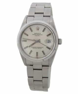 Mens Rolex Stainless Steel Date Watch Silver Dial 15200 (SKU X613981AMT)
