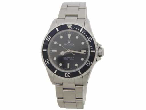 Mens Rolex Stainless Steel Submariner Black Dial 14060 (SKU Y614135AMT)