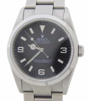 Mens Rolex Stainless Steel Explorer I Watch 114270 (SKU Z126314AMT)