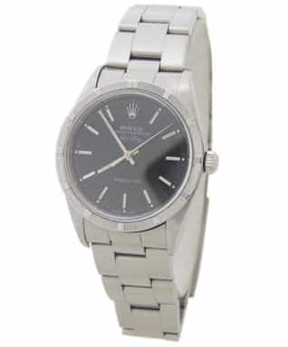 Mens Rolex Stainless Steel Air-King Oyster Band Black Dial  14010 (SKU 14010FPAMT)