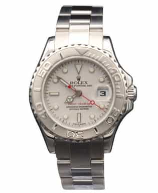 Ladies Rolex Stainless Steel & Platinum Yacht-Master  169622 (SKU D725144FPAMT)