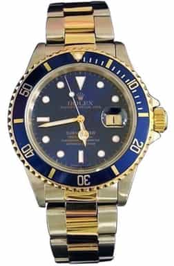 Mens Rolex Two-Tone 18K/SS Submariner Date Ref. 16613 (SKU U122079BC)