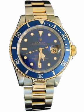 Mens Rolex Two-Tone 18K/SS Submariner Blue  16613 (SKU X634201BCMT)
