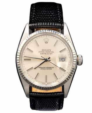 Mens Rolex Stainless Steel Datejust 16014 Watch with Silver Dial (SKU 5820178BLAMT)