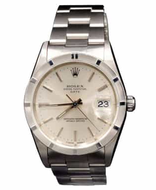 Mens Rolex Stainless Steel Date Watch Silver Dial 15210 (SKU Y706209FPAMT)