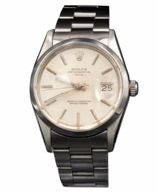 Mens Rolex Stainless Steel Date Watch Silver Dial 15000 (SKU 7025611AMT)