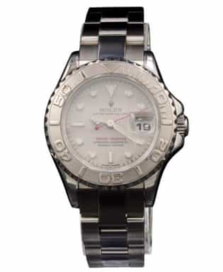 Ladies Rolex SS & Platinum Yacht-Master 169622 Watch with Rolex Papers (SKU D930882AMT)