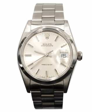 Mens Rolex Stainless Steel Oysterdate Watch Silver Dial 6694 (SKU 8439838AMT)