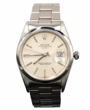 Mens Rolex Stainless Steel Date Watch Silver Dial 15200 (SKU X613981FPAMT)