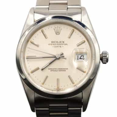 Mens Rolex Stainless Steel Date Watch Silver Dial 15200 (SKU X613981FPAMT)