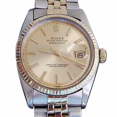 Mens Rolex Two-Tone 14K/SS Datejust Champagne  1601 (SKU 1234752MT)