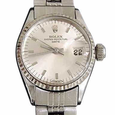 Ladies Rolex Stainless Steel Date Silver  6517 (SKU 1398516MT)