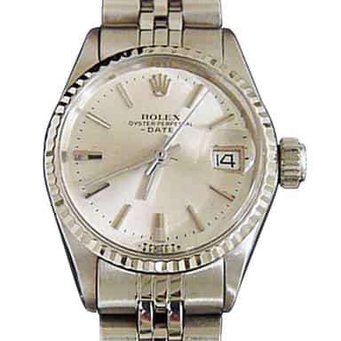 Ladies Rolex Stainless Steel Date Silver  6517 (SKU 1933274MT)