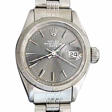 Ladies Rolex Stainless Steel Date Gray Slate  6916 (SKU 3567675MT)