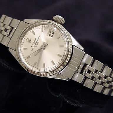 Ladies Rolex Stainless Steel Date Silver  6517 (SKU 1398516MT)