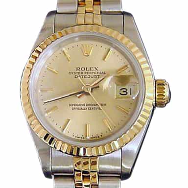 Ladies Rolex Two-Tone 18K/SS Datejust Champagne  69173 (SKU 9736931MT)