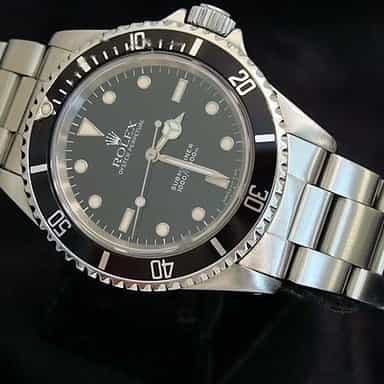 Mens Rolex Stainless Steel Submariner Black  14060 (SKU N345779ACMT)