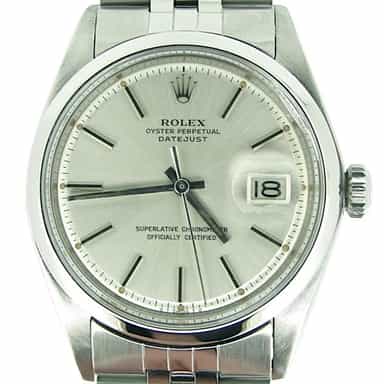 Mens Rolex Stainless Steel Datejust Silver (SKU 2054165MT)