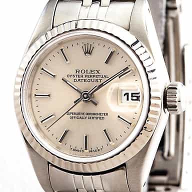 Ladies Rolex Stainless Steel Datejust Silver  69174 (SKU L2266572NMT)