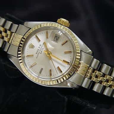 Ladies Rolex Two-Tone 14K/SS Date Watch with Silver Dial Ref 6917 (SKU 5638520MT)