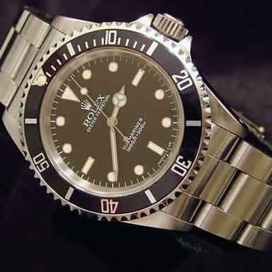 Mens Rolex Stainless Steel Submariner Black  14060 (SKU E837233NNCMT)
