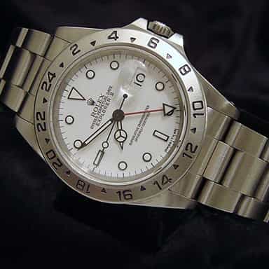 Mens Rolex Stainless Steel Explorer II White  16570 (SKU E699749MT)