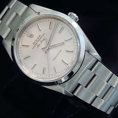 Mens Rolex Stainless Steel Air-King Silver  14000 (SKU U405981ACMT)