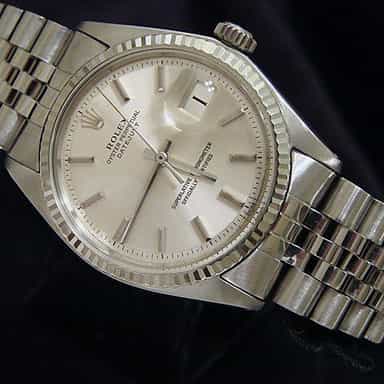Mens Rolex Stainless Steel Datejust Silver  1601 (SKU DJ221111MT)
