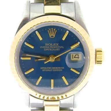 Ladies Rolex Two-Tone 18K/SS Datejust Blue  69173 (SKU X283740NMT)