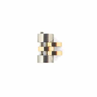 Ladies Aftermarket 2tone 10k Gold/Steel Link for 13mm Band (SKU LINKSL10KSSMT)