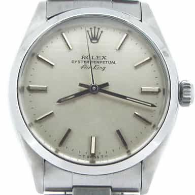 Mens Rolex Stainless Steel Air-King Silver  5500 (SKU 6099540NCMT)